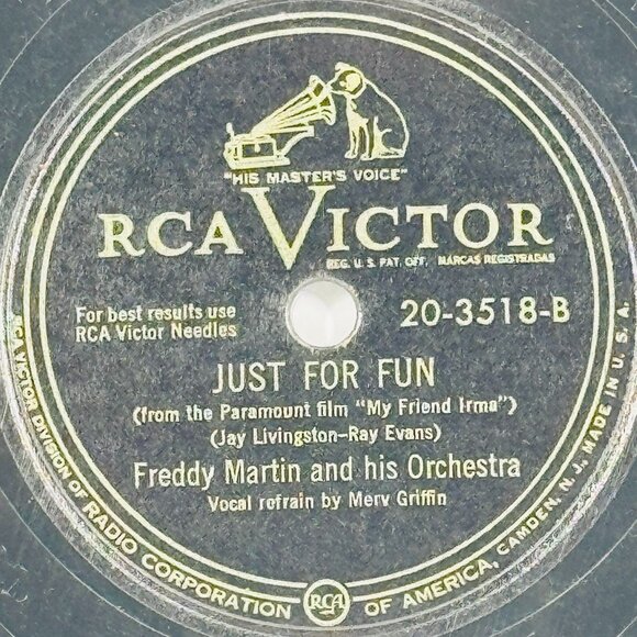 Freddy Martin & His Orchestra The Other Side Of The Hill 20-3518 RCA Victor - Picture 3 of 4